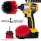 Drill Brush Power Scrubber By Useful Products 5 in W 5 in L Brush, Red Red-Orig-Red-2-4-Lim-Short - alternate 3